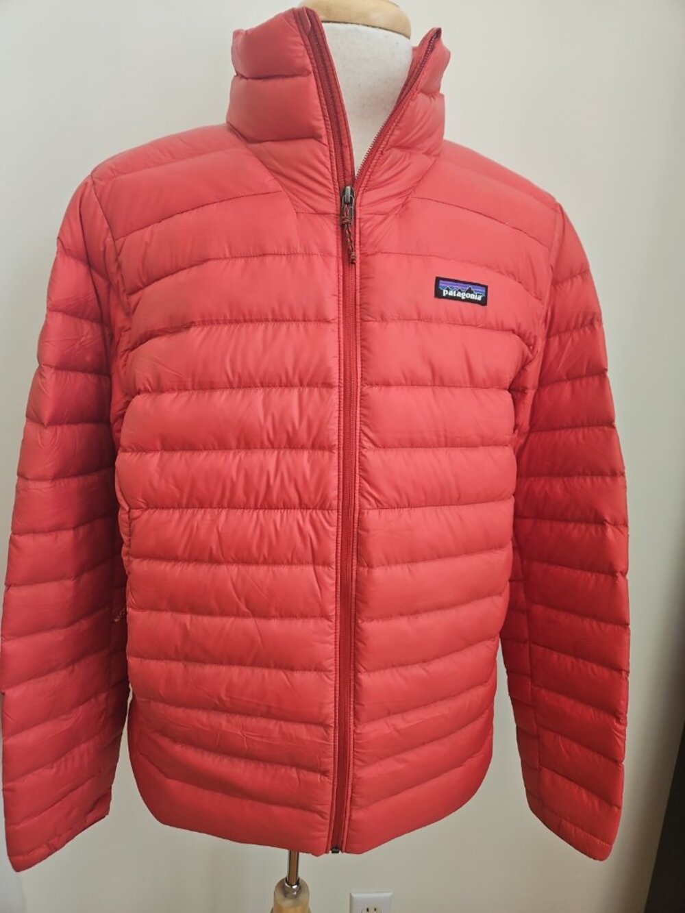 PATAGONIA Down Sweater Mens XL Jacket/Coat/Parka 800-Fill Amanita NEW $279